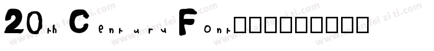 20th Century Font-常规字体转换
